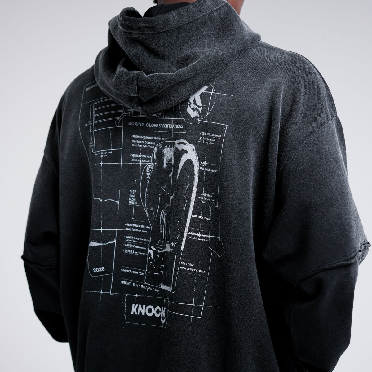 BLUEPRINT TERRY HOODIE | VINTAGE BLACK