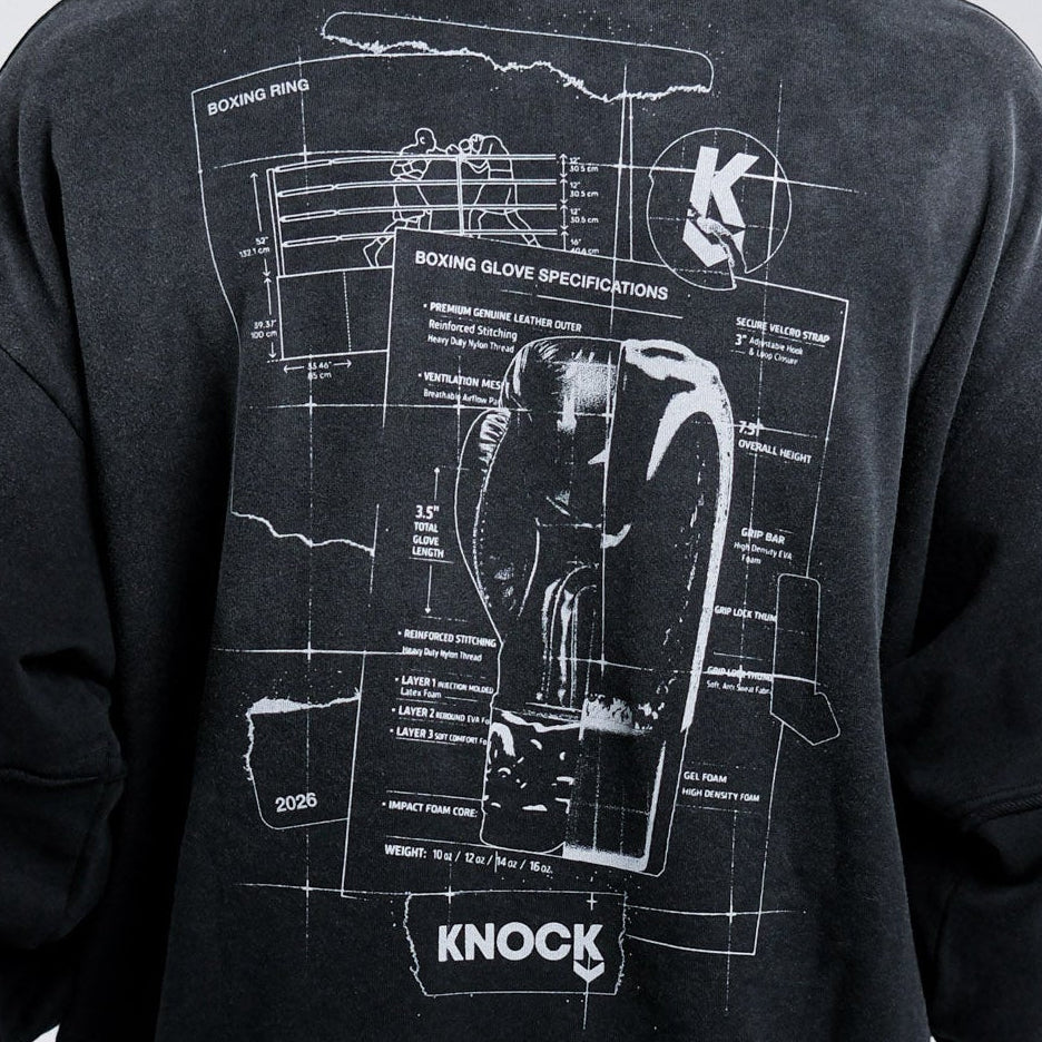BLUEPRINT TERRY HOODIE | VINTAGE BLACK