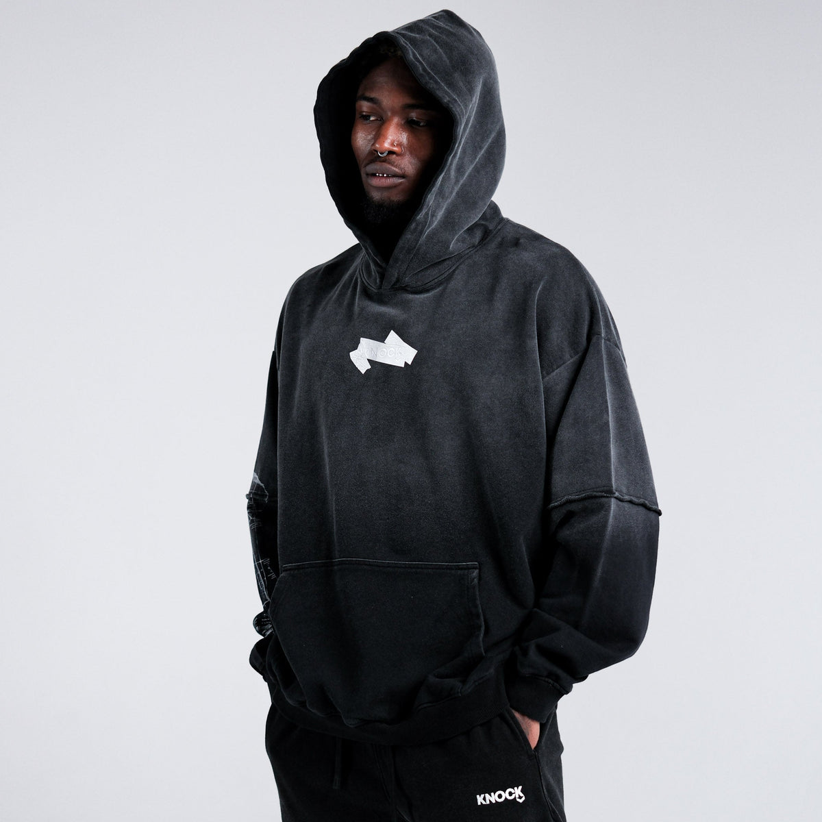 BLUEPRINT TERRY HOODIE | VINTAGE BLACK