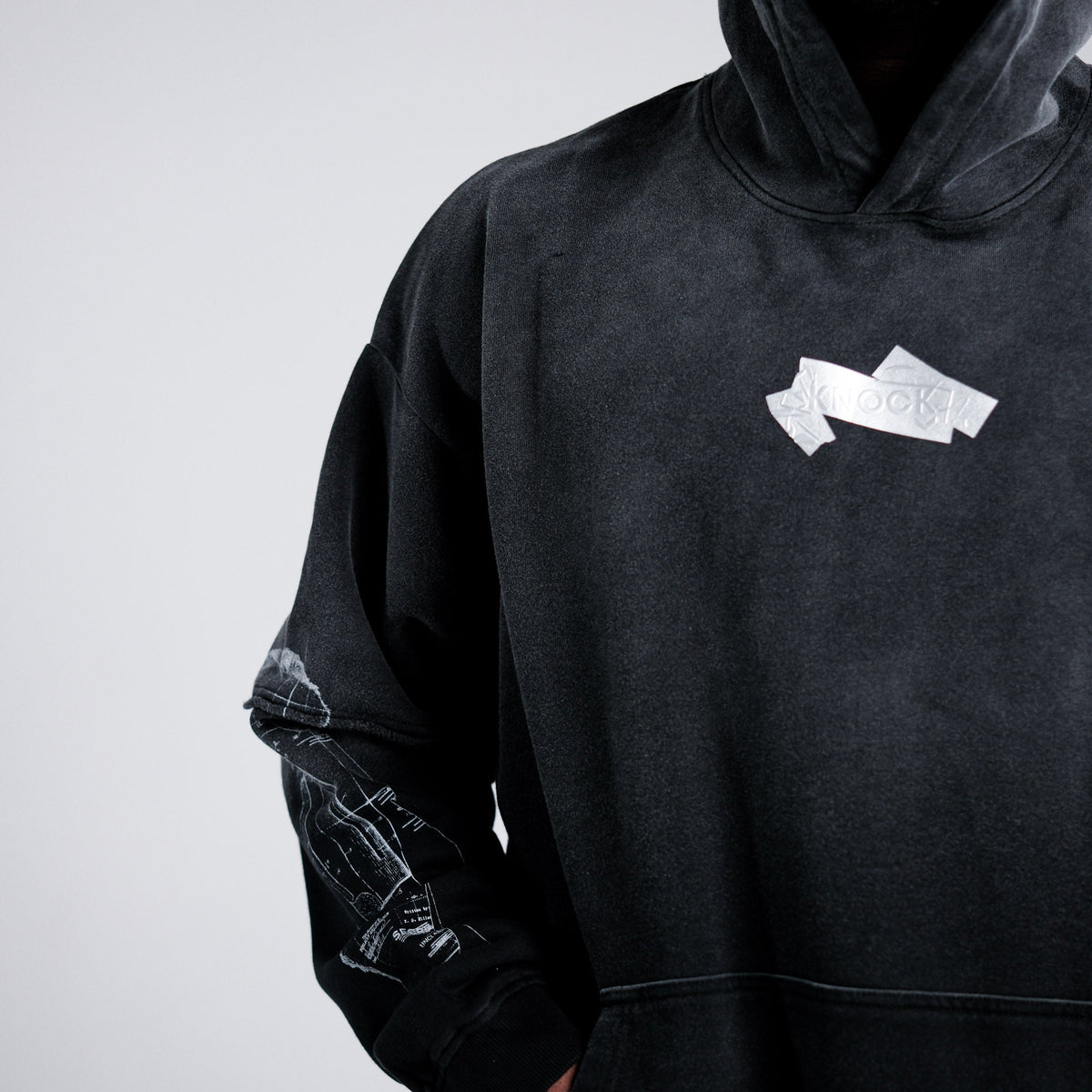 BLUEPRINT TERRY HOODIE | VINTAGE BLACK