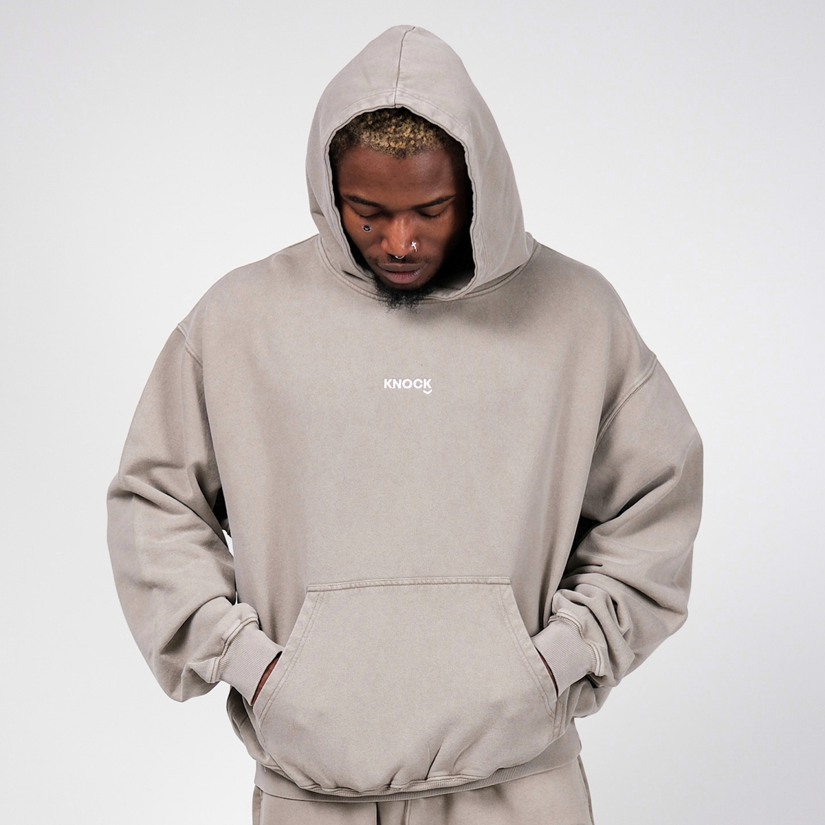 ASTROKNEE 2.0 HEAVY HOODIE | VINTAGE DUNE