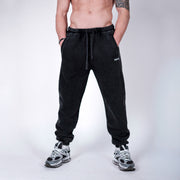 CUFFED FLEECE JOGGERS | VINTAGE BLACK