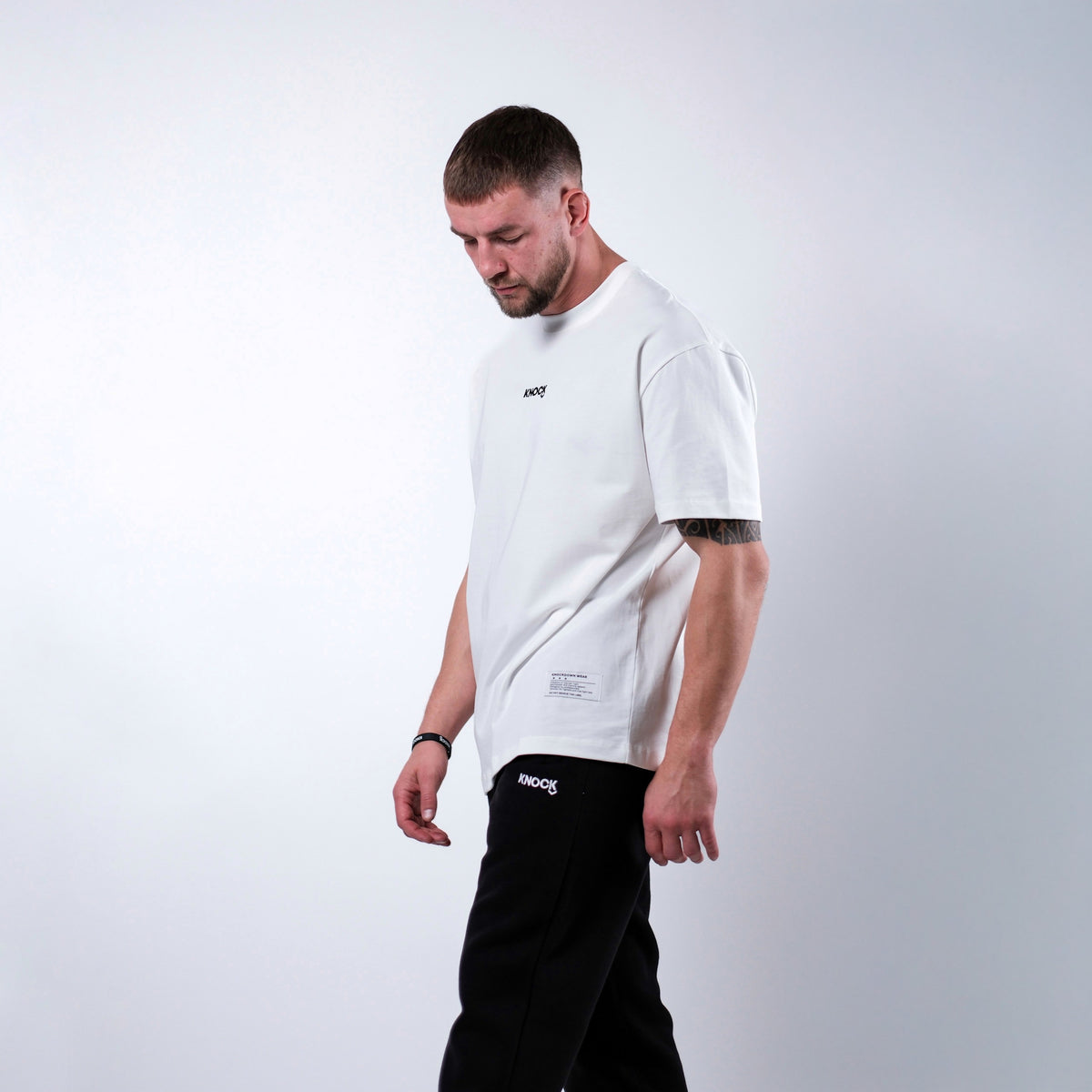 EMBRACE THE STRUGGLE OVERSIZED HEAVY TEE | WHITE