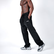 STRAIGHT CUT FADE TERRY JOGGERS | VINTAGE BLACK