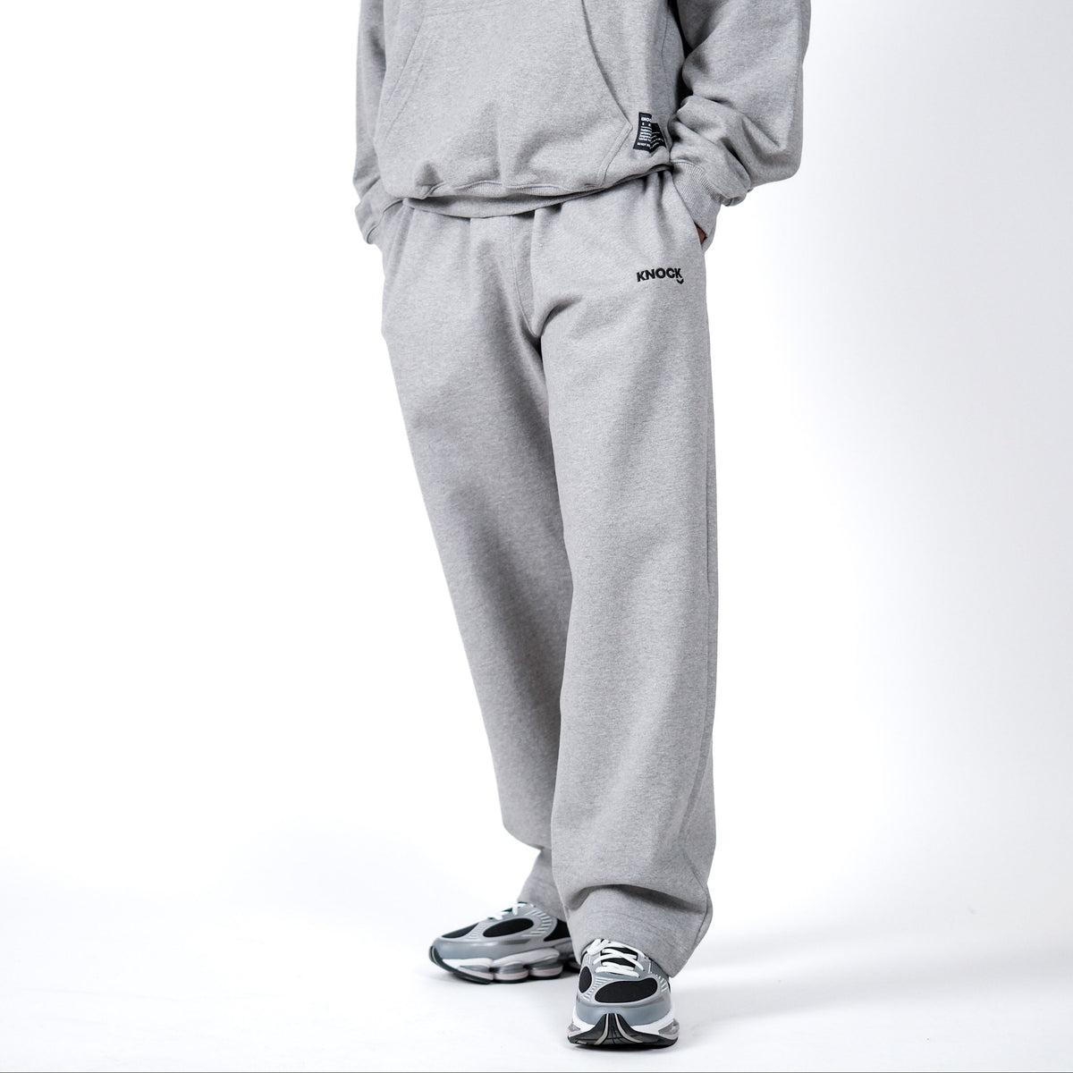 STRAIGHT CUT TERRY JOGGERS | GREY