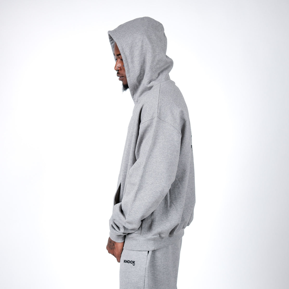 MID COUNT TERRY OVERSIZED HOODIE | GREY