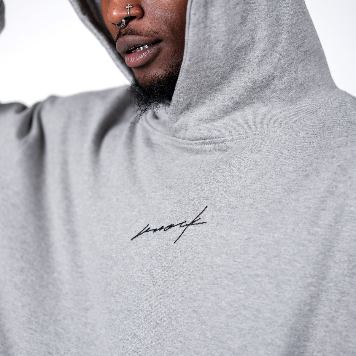 MID COUNT TERRY OVERSIZED HOODIE | GREY
