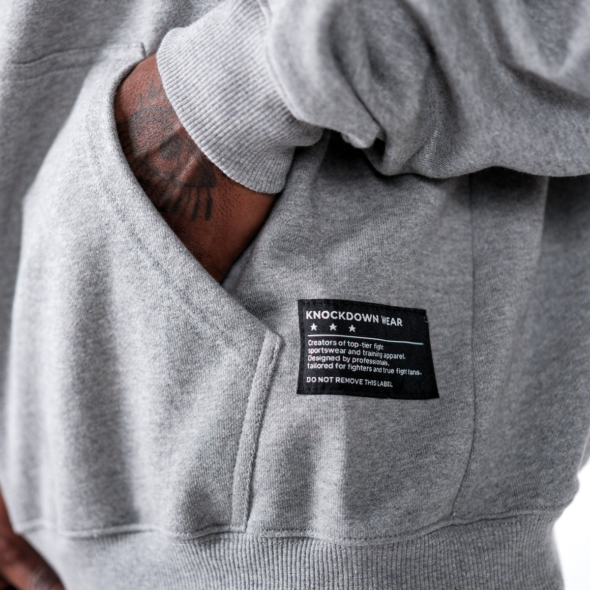 MID COUNT TERRY OVERSIZED HOODIE | GREY