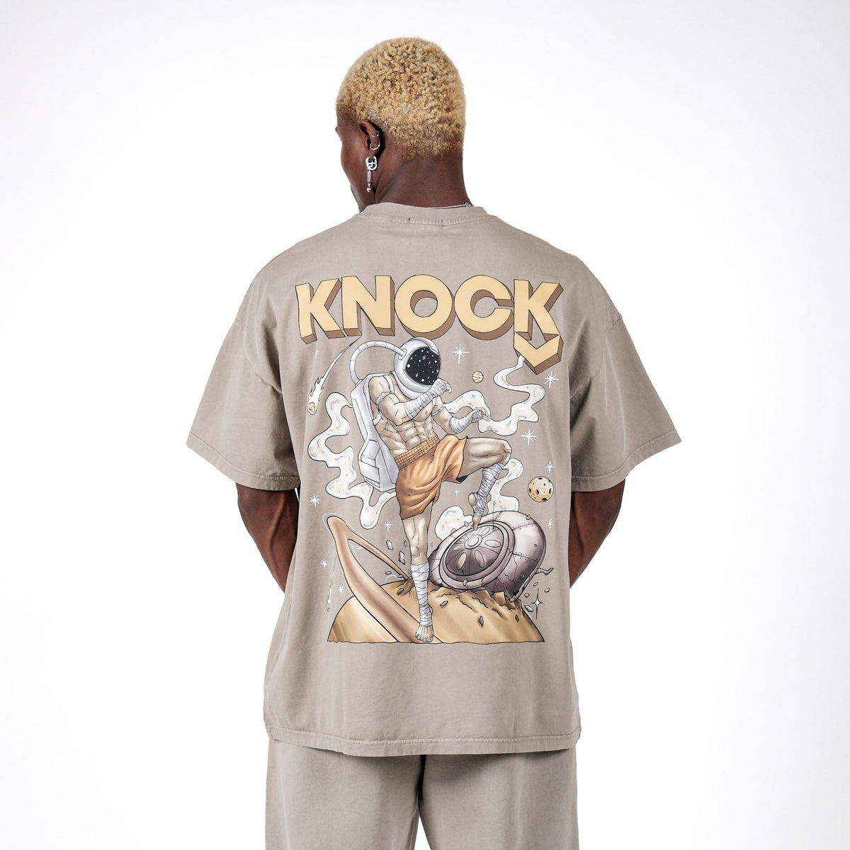 ASTROKNEE 2.0 OVERSIZED TEE | VINTAGE DUNE