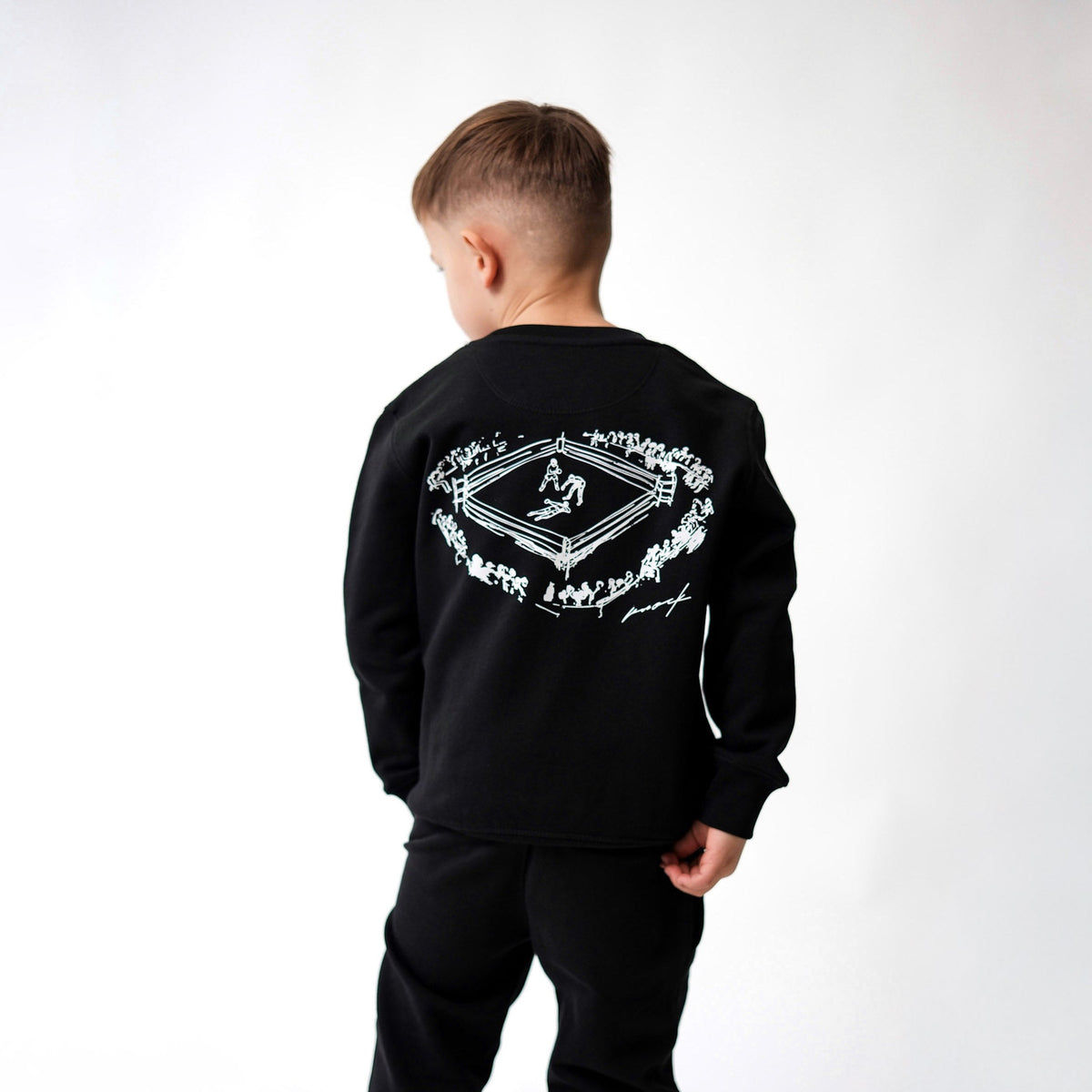 KIDS MID COUNT SWEATER | BLACK