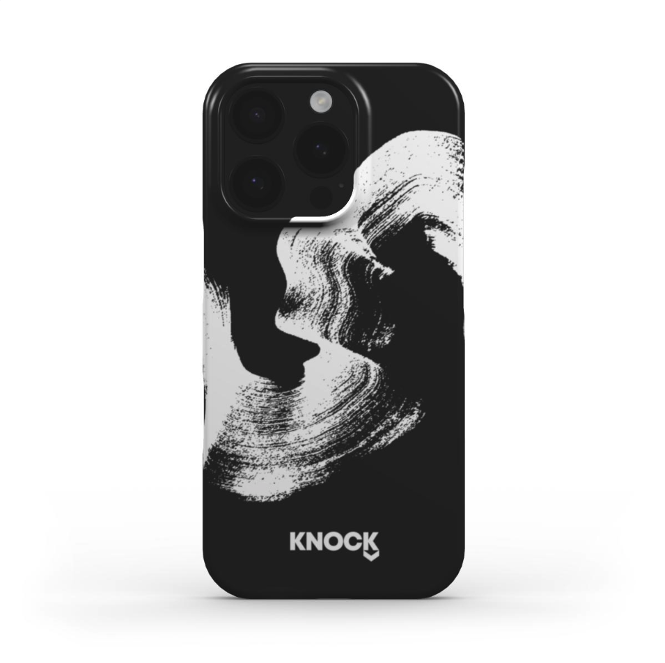 KNOCK PHONE CASE | BLACK