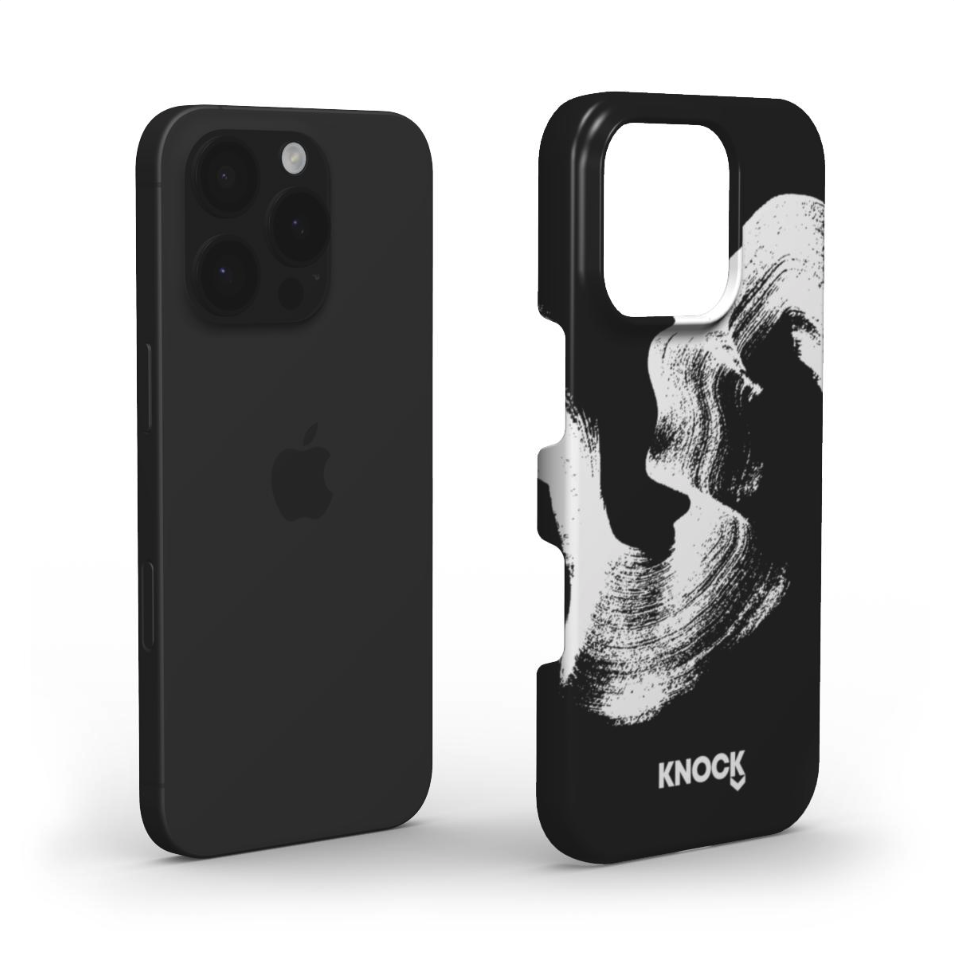 KNOCK PHONE CASE | BLACK