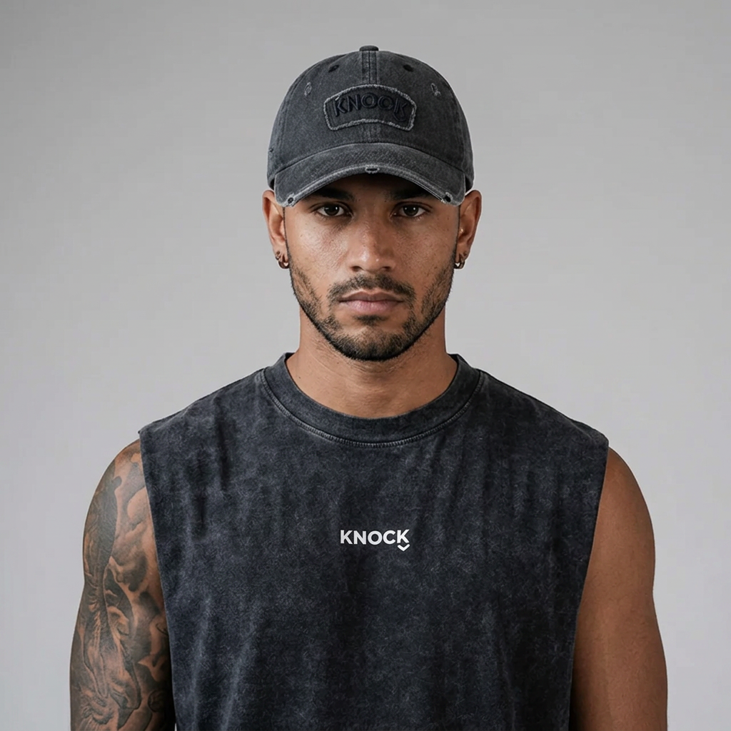 DISTRESSED CAP | VINTAGE BLACK