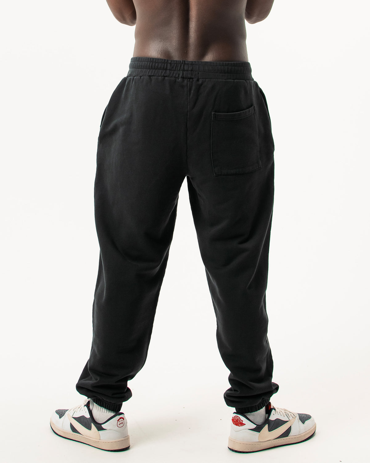 CUFFED TERRY JOGGERS | VINTAGE BLACK