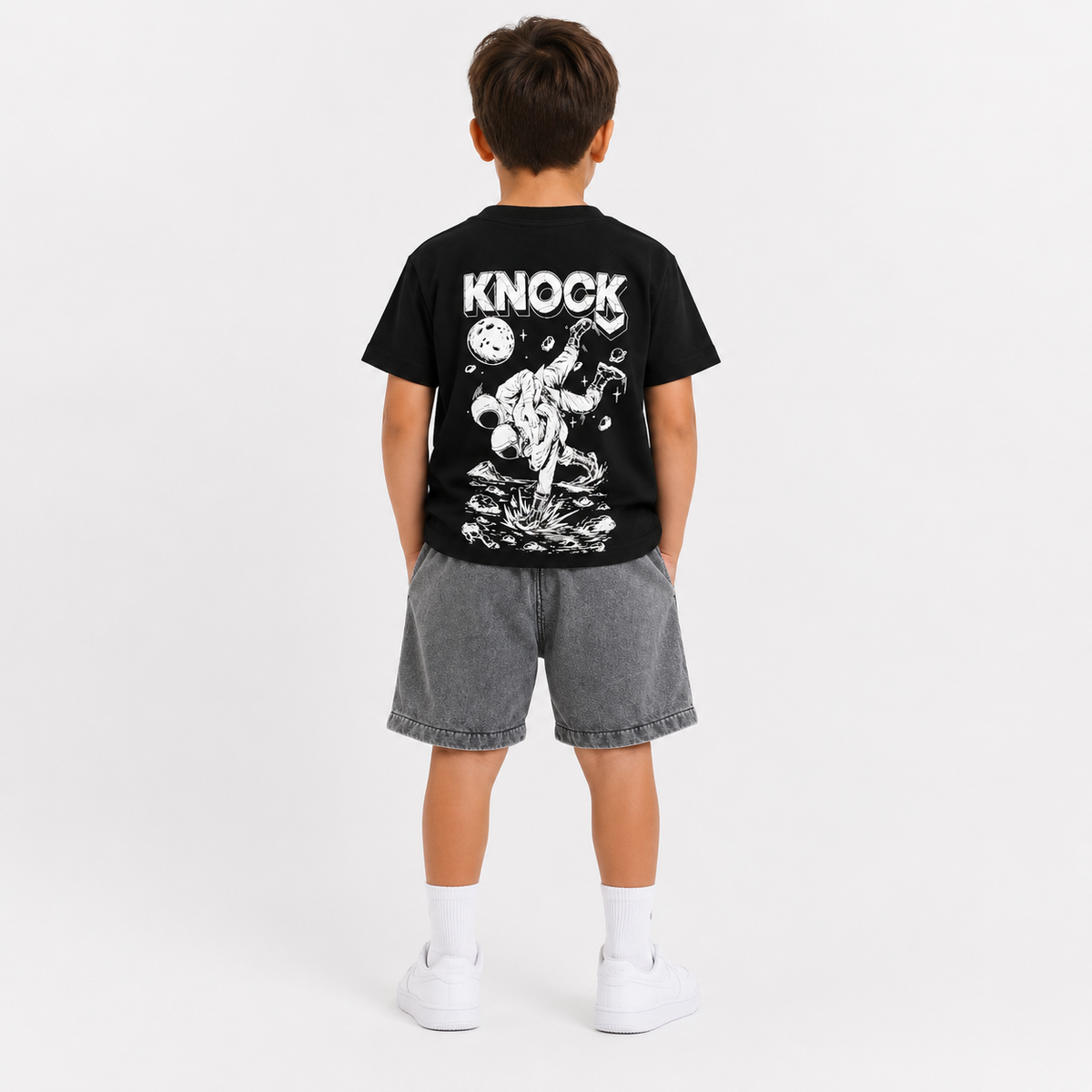 KIDS SHORTS | VINTAGE BLACK
