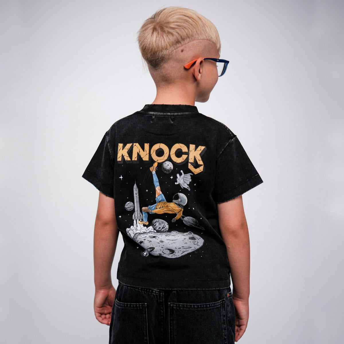 DREAM CHASER TEE KIDS | VINTAGE BLACK