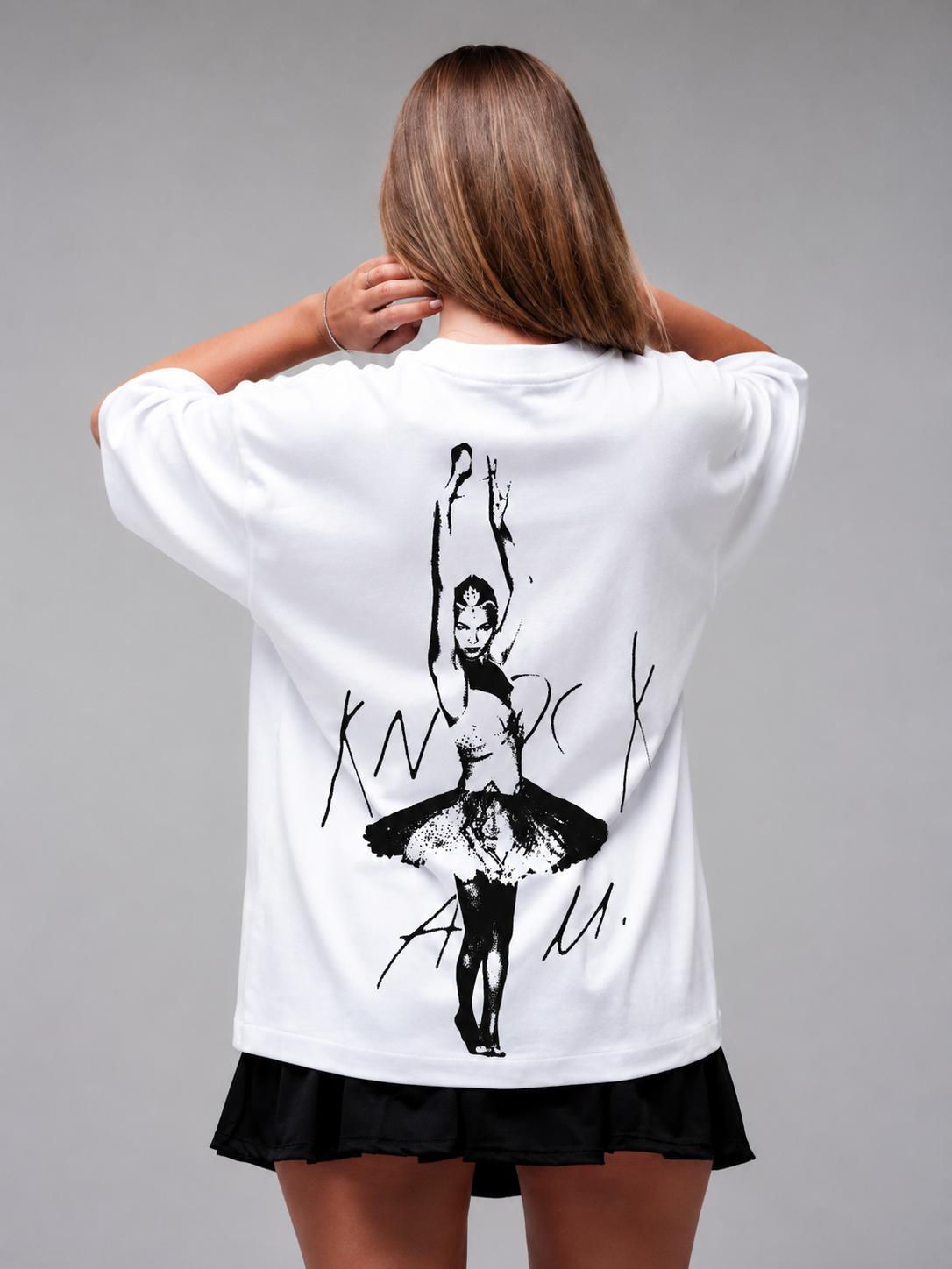ANNA X KNOCK TEE | WHITE