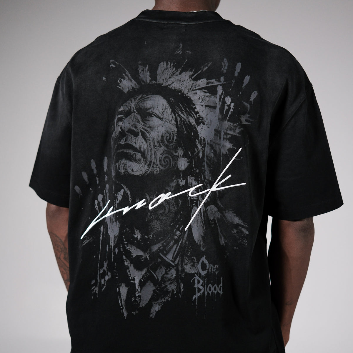 ONE BLOOD TEE | VINTAGE BLACK