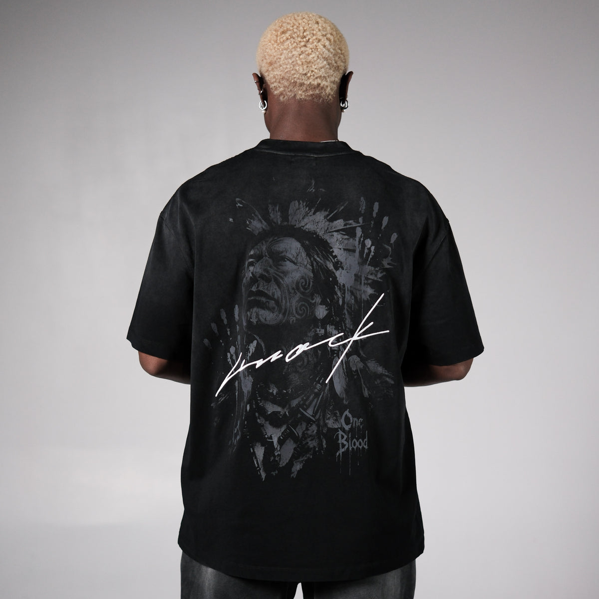 ONE BLOOD TEE | VINTAGE BLACK