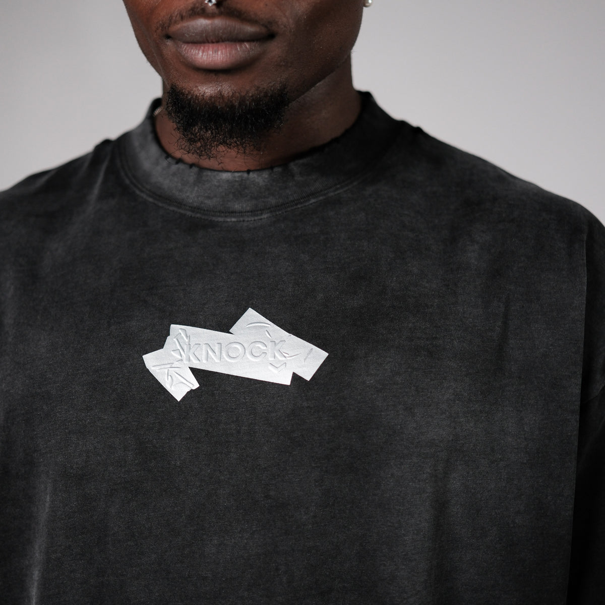 BLUEPRINT FADE TEE | VINTAGE BLACK