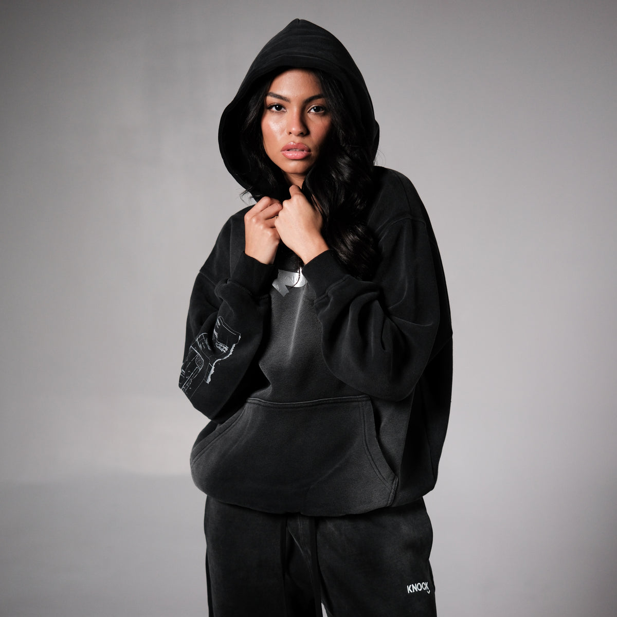 BLUEPRINT HOODIE | VINTAGE BLACK