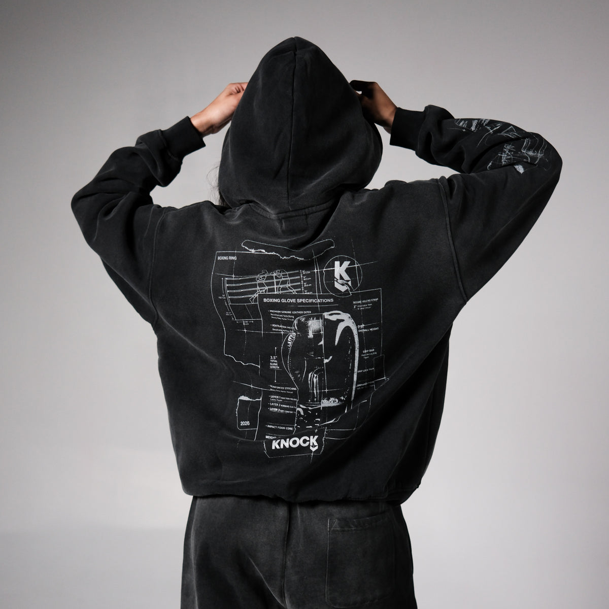 BLUEPRINT HOODIE | VINTAGE BLACK