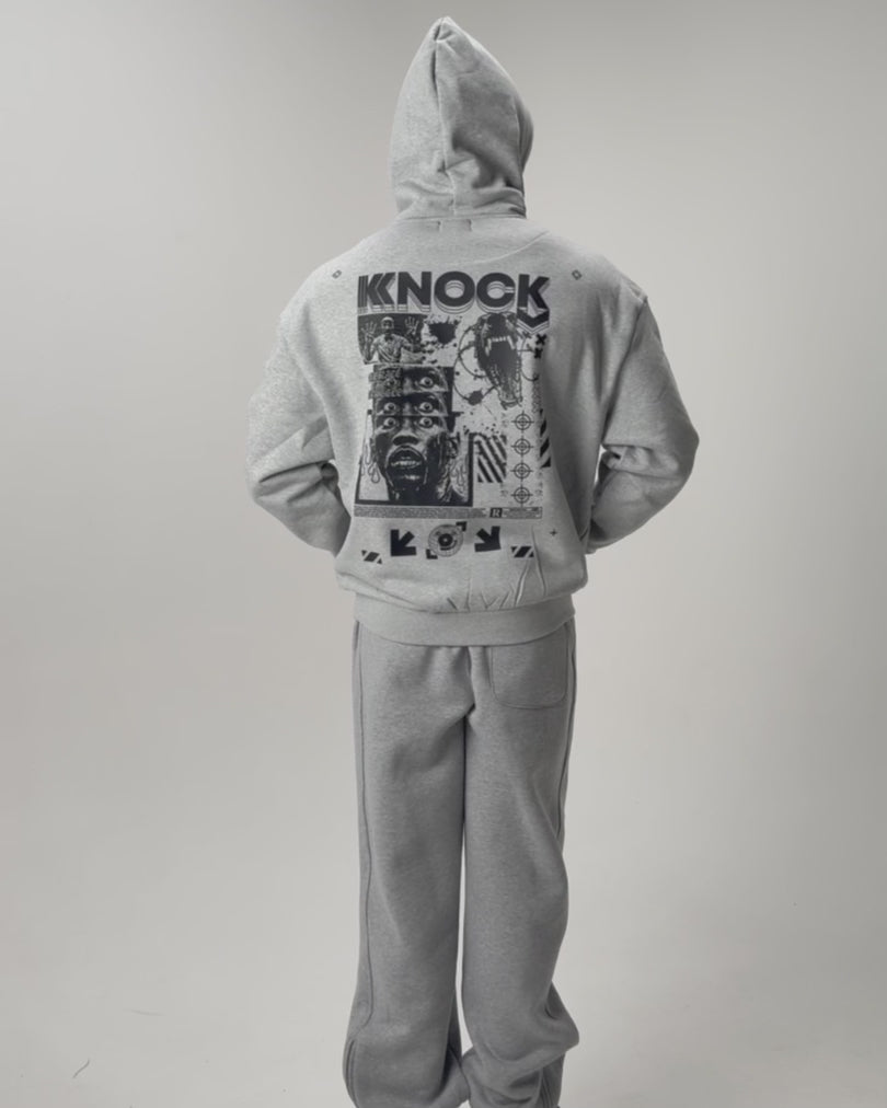 Załaduj wideo: EMBRACE THE STRUGGLE SUPER HEAVY HOODIE | GREY
