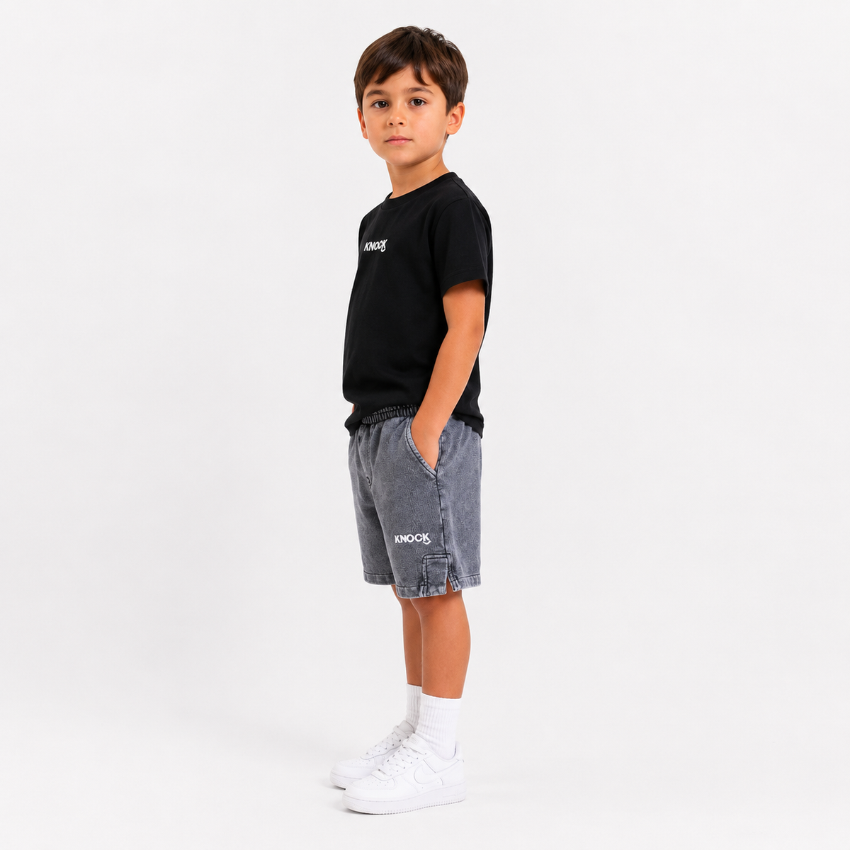 KIDS SHORTS | VINTAGE BLACK